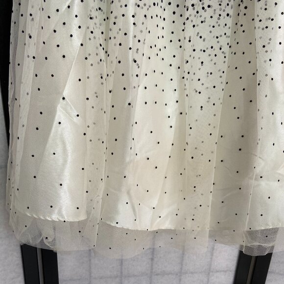 Gunne Sax Strapless Tulle Net Ballet Sweetheart Neck Sparkle Dress Bow Waist 7 - Picture 9 of 15